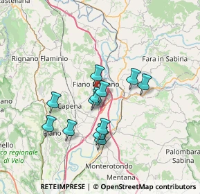 Mappa Via Firenze, 00065 Fiano Romano RM, Italia (6.01167)