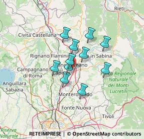 Mappa Via Firenze, 00065 Fiano Romano RM, Italia (9.79455)