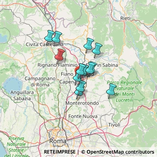 Mappa Via Firenze, 00065 Fiano Romano RM, Italia (9.52538)