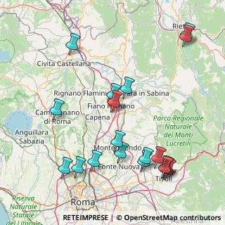 Mappa Via Firenze, 00065 Fiano Romano RM, Italia (20.41)