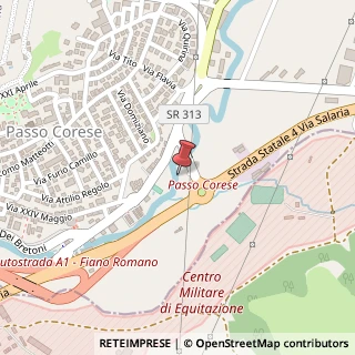 Mappa Via Salaria, Km 36, 02032 Fara in Sabina, Rieti (Lazio)