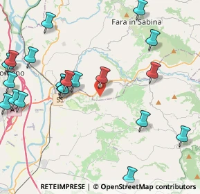 Mappa Via Sant' Elena, 02032 Fara in Sabina RI, Italia (5.557)