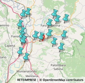 Mappa Via Sant' Elena, 02032 Fara in Sabina RI, Italia (7.83)