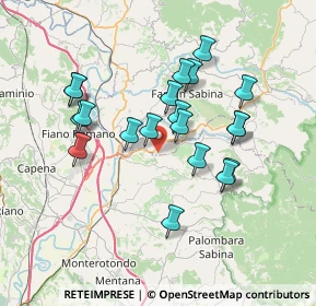 Mappa Via Sant' Elena, 02032 Fara in Sabina RI, Italia (6.844)