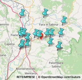 Mappa Via Sant' Elena, 02032 Fara in Sabina RI, Italia (6.90556)