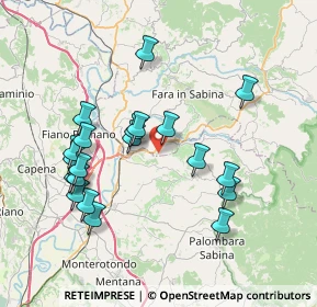 Mappa Via Sant' Elena, 02032 Fara in Sabina RI, Italia (7.9055)