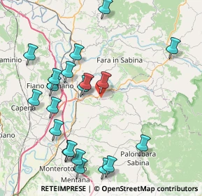 Mappa Via Sant' Elena, 02032 Fara in Sabina RI, Italia (9.6955)