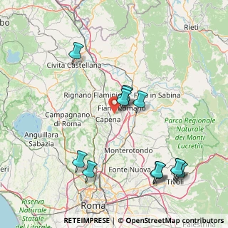 Mappa Via di Valle Conca, 00065 Fiano Romano RM, Italia (18.94154)