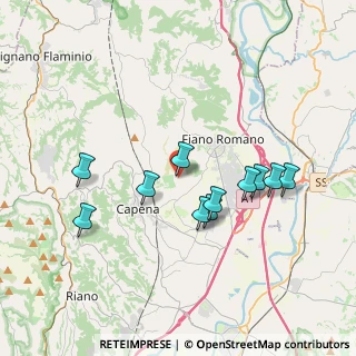 Mappa Via di Valle Conca, 00065 Fiano Romano RM, Italia (3.61)