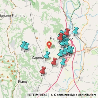 Mappa Via di Valle Conca, 00065 Fiano Romano RM, Italia (3.382)