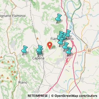 Mappa Via di Valle Conca, 00065 Fiano Romano RM, Italia (3.03818)