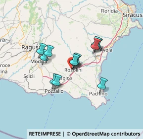 Mappa Via Sant'Alessandra, 96019 Rosolini SR, Italia (11.08083)