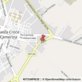 Mappa SP124, 201, 97017 Santa Croce Camerina, Ragusa (Sicilia)