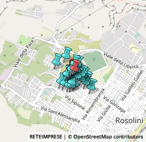 Mappa Via Giorgio Amendola, 96019 Rosolini SR, Italia (0.20769)