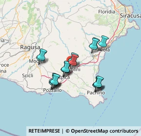 Mappa Via la Ciura Barbarino, 96019 Rosolini SR, Italia (12.28632)