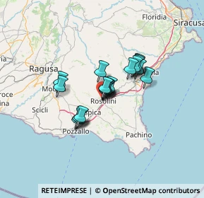 Mappa Via la Ciura Barbarino, 96019 Rosolini SR, Italia (9.3925)