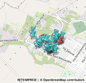 Mappa Via A. Russo Giusti, 96019 Rosolini SR, Italia (0.3)