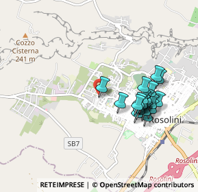 Mappa Via A. Russo Giusti, 96019 Rosolini SR, Italia (1.003)