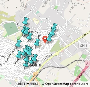 Mappa Via Due Palme, 96019 Rosolini SR, Italia (0.5395)