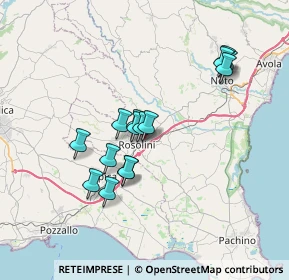 Mappa Km. 362.400, 96019 Rosolini SR, Italia (6.894)