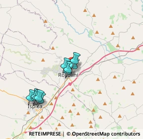 Mappa Via Scicli, 96019 Rosolini SR, Italia (3.88636)