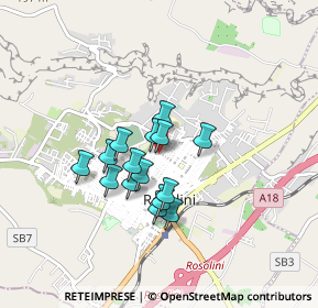 Mappa Via Gioacchino Rossini, 96019 Rosolini SR, Italia (0.69533)
