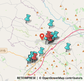 Mappa Viale della Pace, 96019 Rosolini SR, Italia (3.3695)