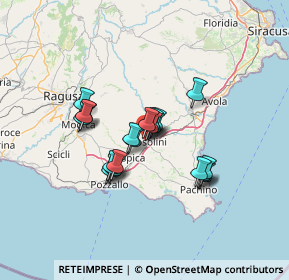 Mappa Via Brasile, 96019 Rosolini SR, Italia (10.9725)