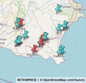 Mappa Via Perù, 96019 Rosolini SR, Italia (16.8555)