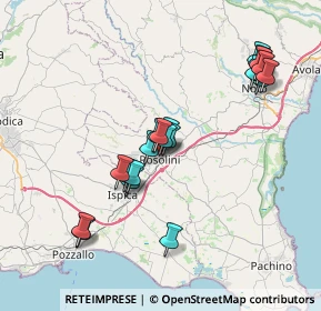 Mappa Via Sacro Cuore, 96019 Rosolini SR, Italia (7.883)