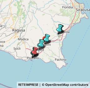 Mappa Via Sacro Cuore, 96019 Rosolini SR, Italia (9.575)