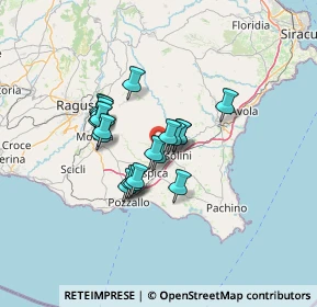 Mappa Via Sacerdote Gaetano Brocato, 96019 Rosolini SR, Italia (10.5705)