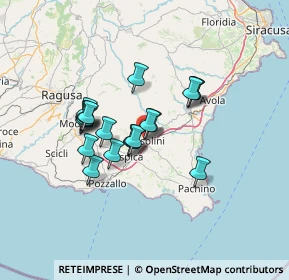 Mappa Via Bellini, 96019 Rosolini SR, Italia (11.7895)