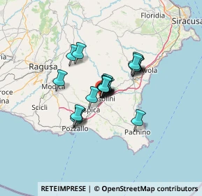 Mappa Via Bellini, 96019 Rosolini SR, Italia (8.9645)