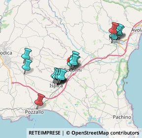 Mappa Via Bellini, 96019 Rosolini SR, Italia (7.272)