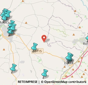 Mappa Contrada Calicantone Scalepiane, 97015 Modica RG, Italia (7.54833)