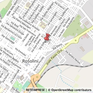 Mappa Via Baglieri, 3, 96019 Rosolini SR, Italia, 96019 Rosolini, Siracusa (Sicilia)