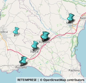 Mappa Via Platamone, 96019 Rosolini SR, Italia (7.5505)