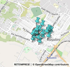 Mappa Via Rimembranza, 96019 Rosolini SR, Italia (0.246)