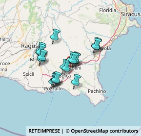 Mappa Via Capitano Cultrera, 96019 Rosolini SR, Italia (10.863)