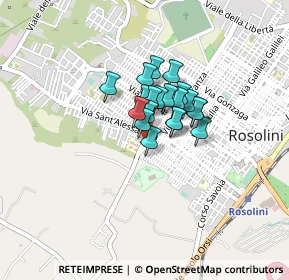Mappa Via Capitano Cultrera, 96019 Rosolini SR, Italia (0.2565)