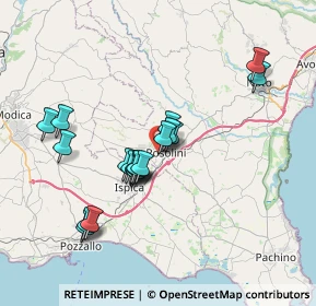 Mappa Via Capitano Cultrera, 96019 Rosolini SR, Italia (7.077)