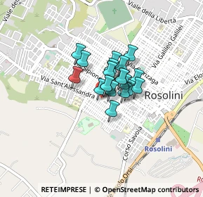 Mappa Via Serbatoio, 96019 Rosolini SR, Italia (0.2385)