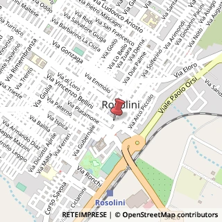 Mappa Via Bellini, 24, 96019 Rosolini, Siracusa (Sicilia)