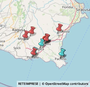 Mappa Via Sant'Angelo, 96019 Rosolini SR, Italia (9.32583)