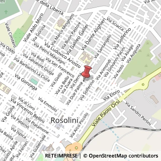 Mappa Via Sacro Cuore, 33, 96019 Rosolini, Siracusa (Sicilia)