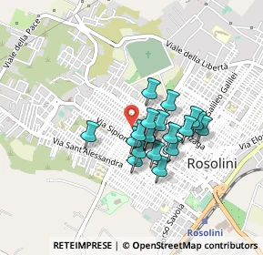 Mappa Via Gabriele D'Annunzio, 96019 Rosolini SR, Italia (0.3405)