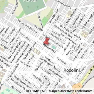 Mappa Via Mario Rapisardi, 47, 96019 Rosolini, Siracusa (Sicilia)
