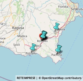 Mappa Via Cesare Battisti, 96019 Rosolini SR, Italia (5.5725)