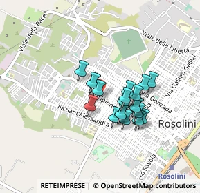 Mappa Via Fratelli Bandiera, 96019 Rosolini SR, Italia (0.3565)